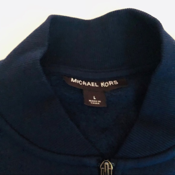 Michael Kors Blue Jacket Mens Full ZIP Brand New - Picture 3 of 5